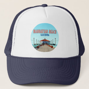 Manhattan Beach Pier Los Angeles Kalifornien Truckerkappe