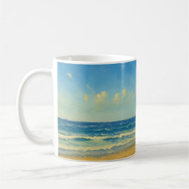 Manhattan Beach Pier mit Rotem Dach Kaffeetasse