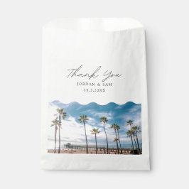 Manhattan Beach Wedding Gefallen Vielen Dank Foto Geschenktütchen