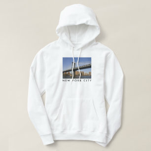 Manhattan Bridge East River   New York City Hoodie