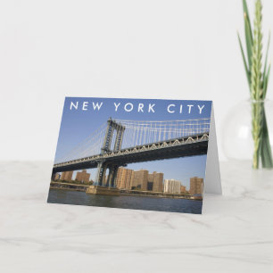 Manhattan Bridge East River New York City Karte