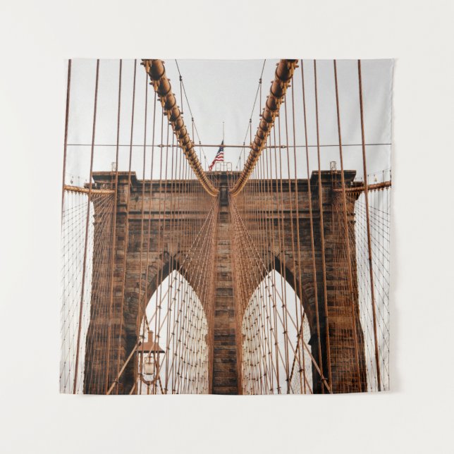 MANHATTAN BRIDGE NEW YORK WANDTEPPICH (Vorderseite)