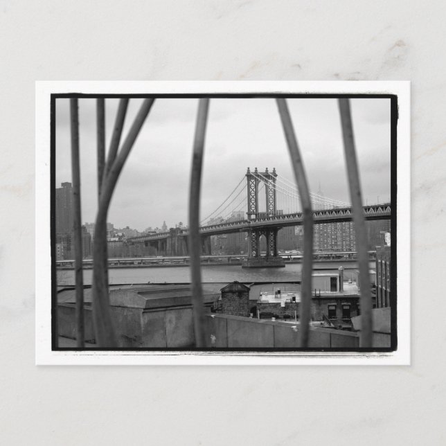 Manhattan Bridge Postcard Postkarte (Vorderseite)