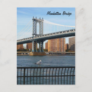 Manhattan Bridge Postkarte