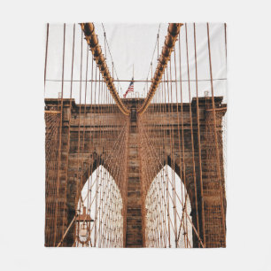 MANHATTAN-BRÜCKE NEW YORK FLEECEDECKE