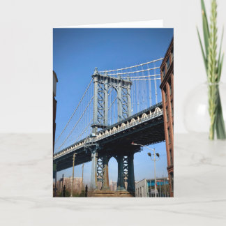 Manhattan-Brücken-und Reich-Staats-Gebäude Karte