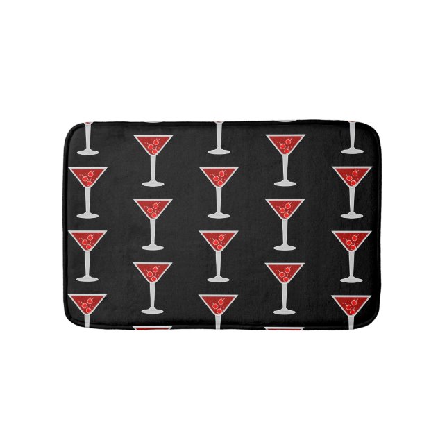 Manhattan Cocktail Barkeeper Alcohol Liquor Badematte (Vorderseite)