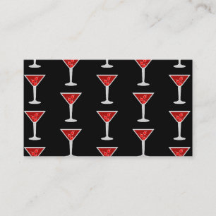 Manhattan Cocktail Barkeeper Alkohol Likör Liebhab Visitenkarte