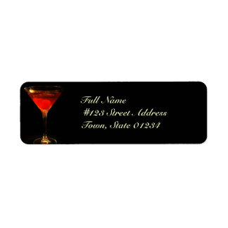 Manhattan Cocktail Étiquettes de messagerie
