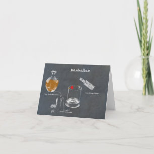 Manhattan Cocktail Karte