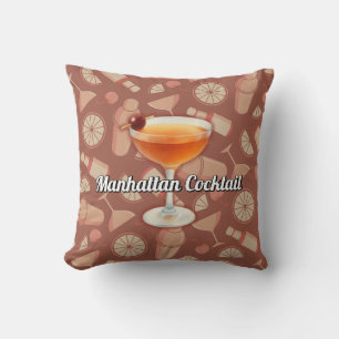 Manhattan Cocktail Kissen