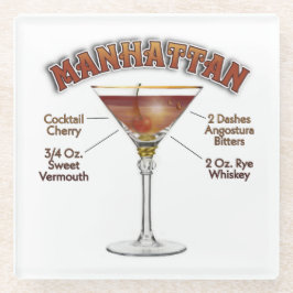Manhattan Cocktail Recia Art Untersetzer