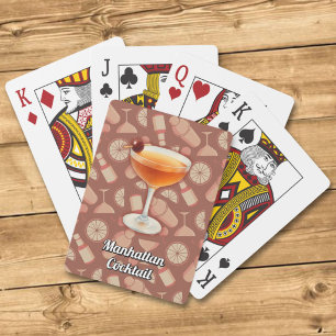 Manhattan Cocktail Spielkarten