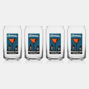 Manhattan Cocktail Wall Art Dosenglas