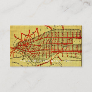 Manhattan Elevated Railway System (1900) Teil I Visitenkarte