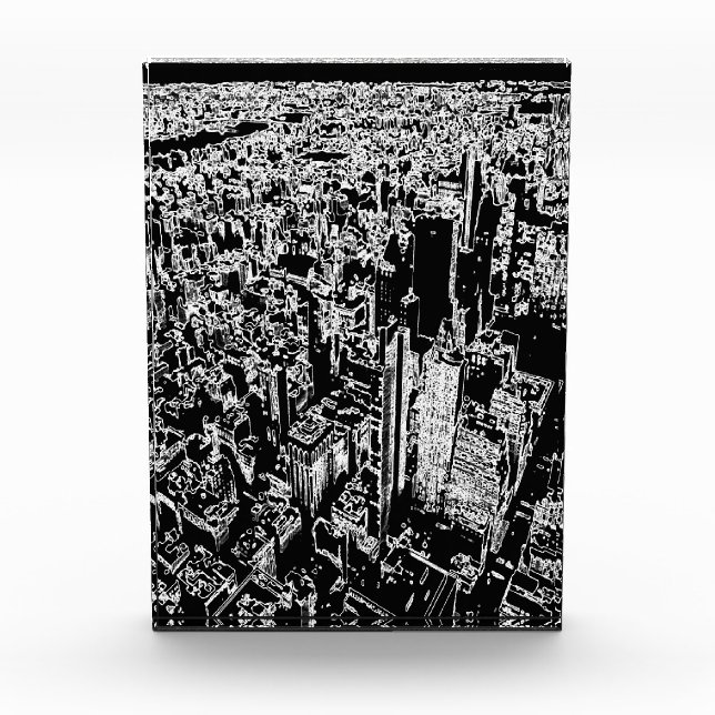 Manhattan entworfen fotoblock (Vorderseite)
