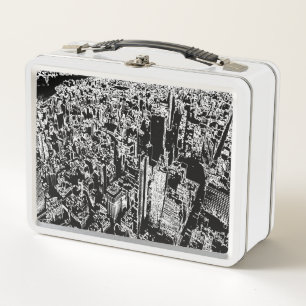Manhattan entworfen metall brotdose