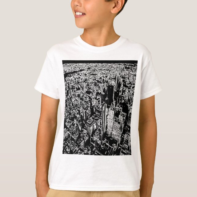 Manhattan entworfen T-Shirt (Vorderseite)