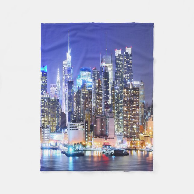 Manhattan Fleecedecke (Vorderseite)