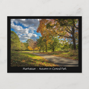 Manhattan, Herbst im Central Park Postkarte