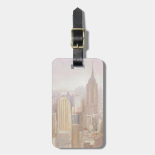 Manhattan im Nebel   New York City Gepäckanhänger