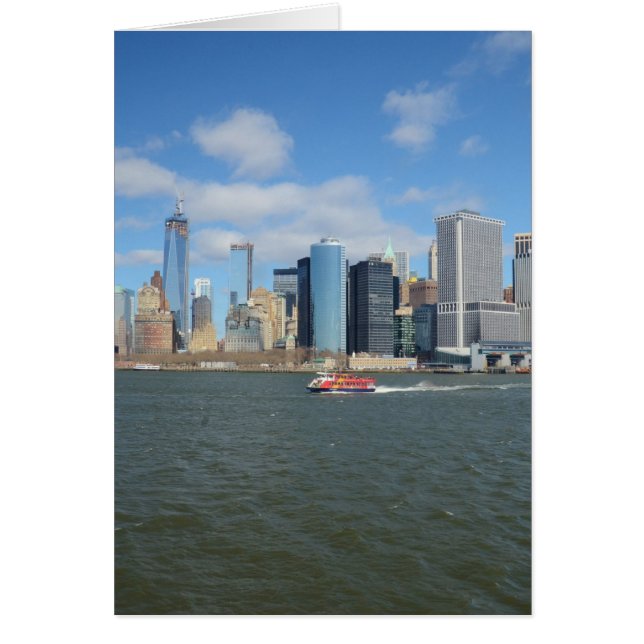 Manhattan in der Ferne. (Vorne)