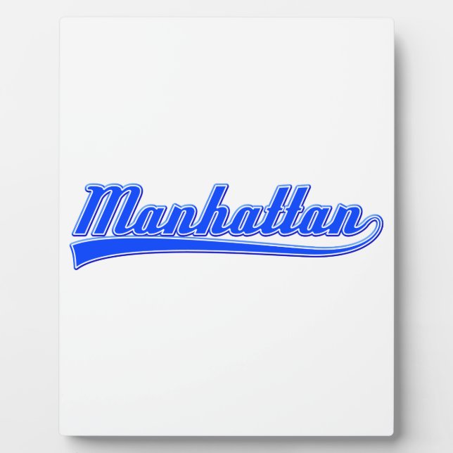 Manhattan mit Swash Fotoplatte (Vorderseite)