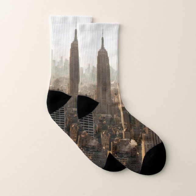 MANHATTAN NEW YORK CITY All Over Print Socks Socken (Paar)