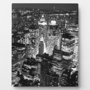 Manhattan New York City Fotoplatte