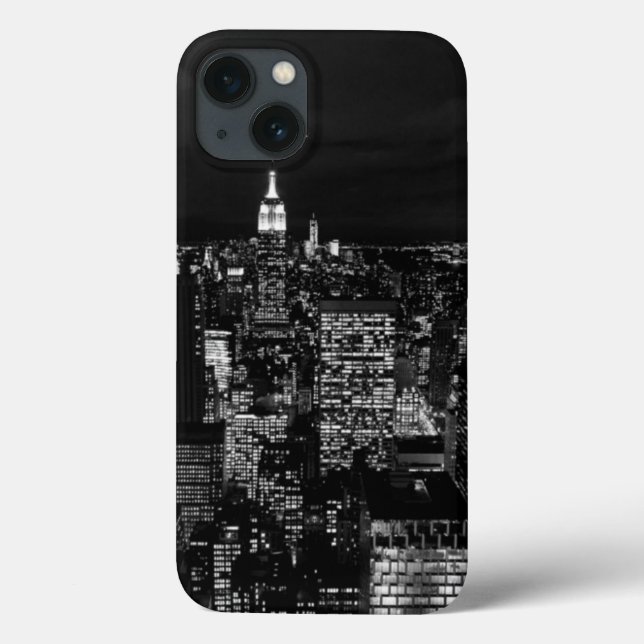 Manhattan New York City Night Skyline Case-Mate iPhone Hülle (Rückseite)