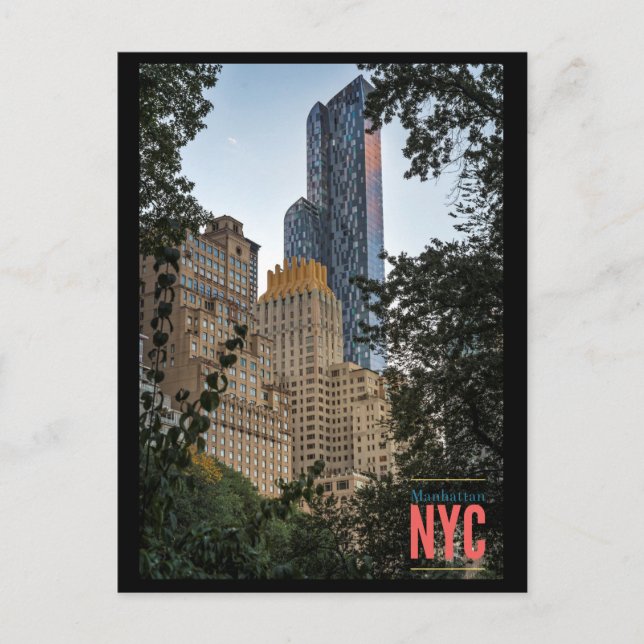Manhattan, New York City Postcard Postkarte (Vorderseite)