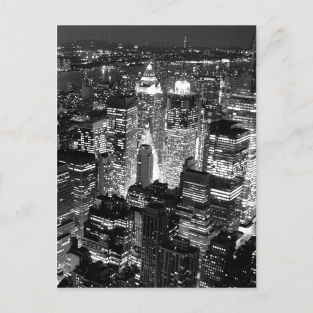 Manhattan New York City Postkarte (Vorderseite)