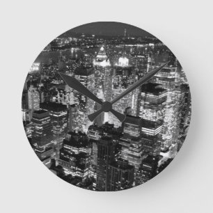 Manhattan New York City Runde Wanduhr