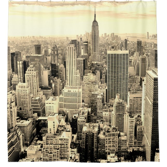 Manhattan, New York Duschvorhang (Vorderseite)