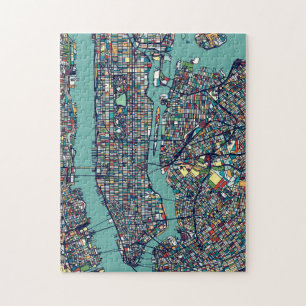 Manhattan New York Map