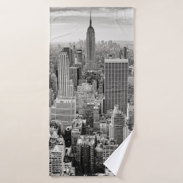 Manhattan, New York (panorama) (Serviette de bain)