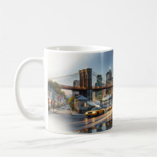 Manhattan Night Walker Broadway Lights Tasse