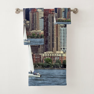 Manhattan NY - Voilier Par Manhattan Skyline