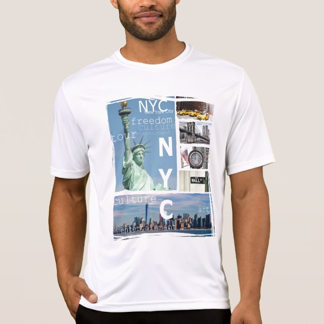Manhattan Nyc New York City Liberty Statue Ny T-Shirt (Vorderseite)