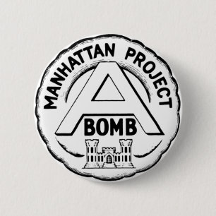 Manhattan Project Abzeichen Button