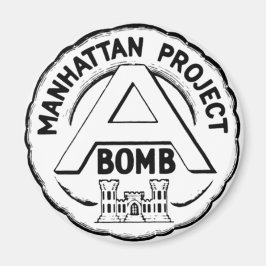 Manhattan Project Abzeichen Magnet