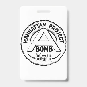Manhattan-Projekt-Abzeichen Ausweis