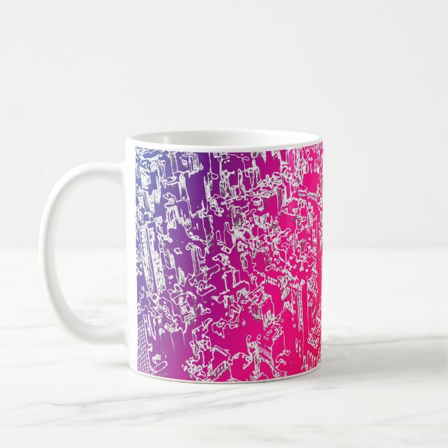 Manhattan Regenbogen Kaffeetasse (Links)