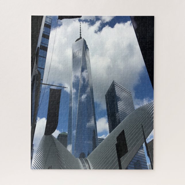 Manhattan Skyline New York. (Vertikal)