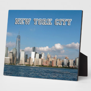 Manhattan Skyline New York City USA Fotoplatte