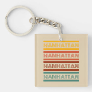 Manhattan Style rétro Texte personnalisé