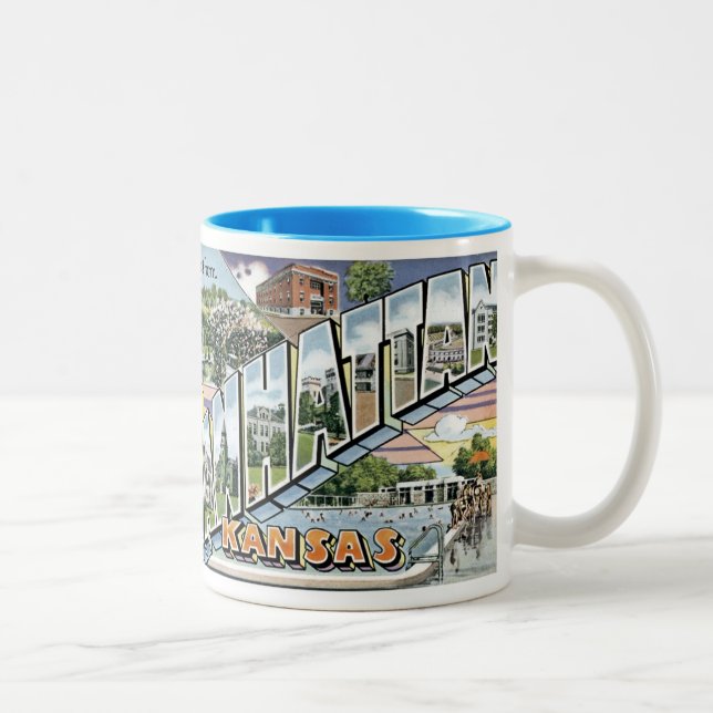 Manhattan-Tasse Zweifarbige Tasse (Rechts)