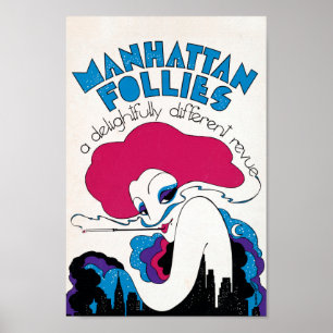 Manhattan Unedidierte Vintage Fotos Alte Ästhetik Poster