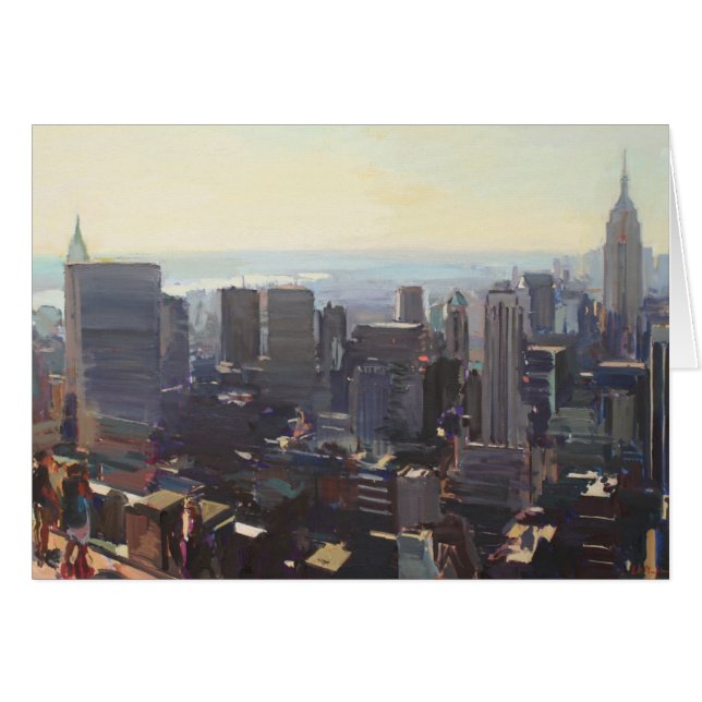 Manhattan vom Rockefeller-Gebäude 2012 (Vorderseite (Horizontal))