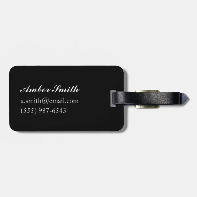 Manhattan vom Rockefeller-Gebäude 2012 Gepäckanhänger (Rückseite horizontal)